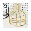 Iron Line Modern Nordic Styles Metal Flower Vase Home Decoration Hydroponic Plant Holder for Tabletop Contemporary Home Décor
