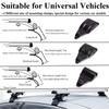 54" Universal Car Top Roof Rack Cross Tube Bar Cargo Luggage Carrier Rack Silver