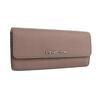 Michael Kors Long Letter Logo Flap Three-In-One Leather Wallet Women Wallet Gray Brown 35F7STVE1T