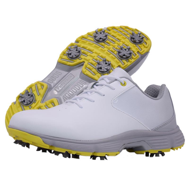 Lechuang THESTRON Waterproof Spiked Golf Shoes, Sizes 39-49 - Casual & Training Footwear
