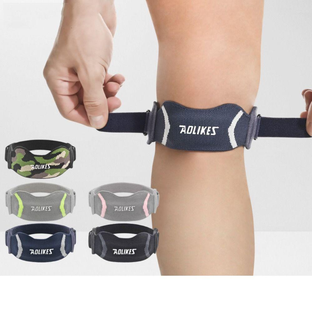 

Nylon Polyester Knee Support Adjustable Knee Pads Sport Safety Knee Strap Brace Gym