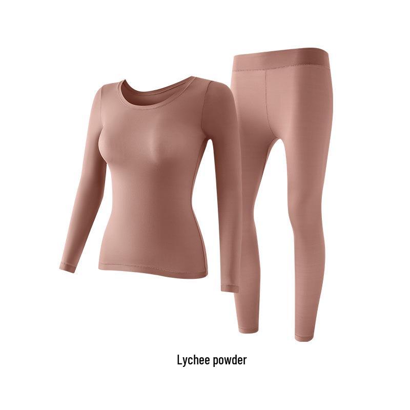 2025 Verbessertes Hautverschönerndes Thermounterwäsche-Set: Hochelastisch, Antibakteriell, Leicht, Nahtlose Basisschicht für den Herbst.