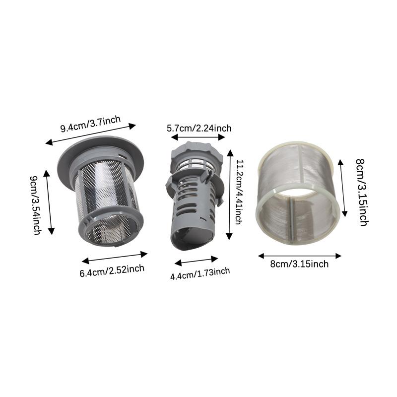 Accessories Mesh Filter Stainless Steel Replacement Kitchen Dishwasher Filter Mesh Filter Set Kitchen dishwasher filter screen