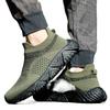 New summer large-size fly-woven socks sneakers, casual shoes, lazy soft-soled ultra-light men's shoes