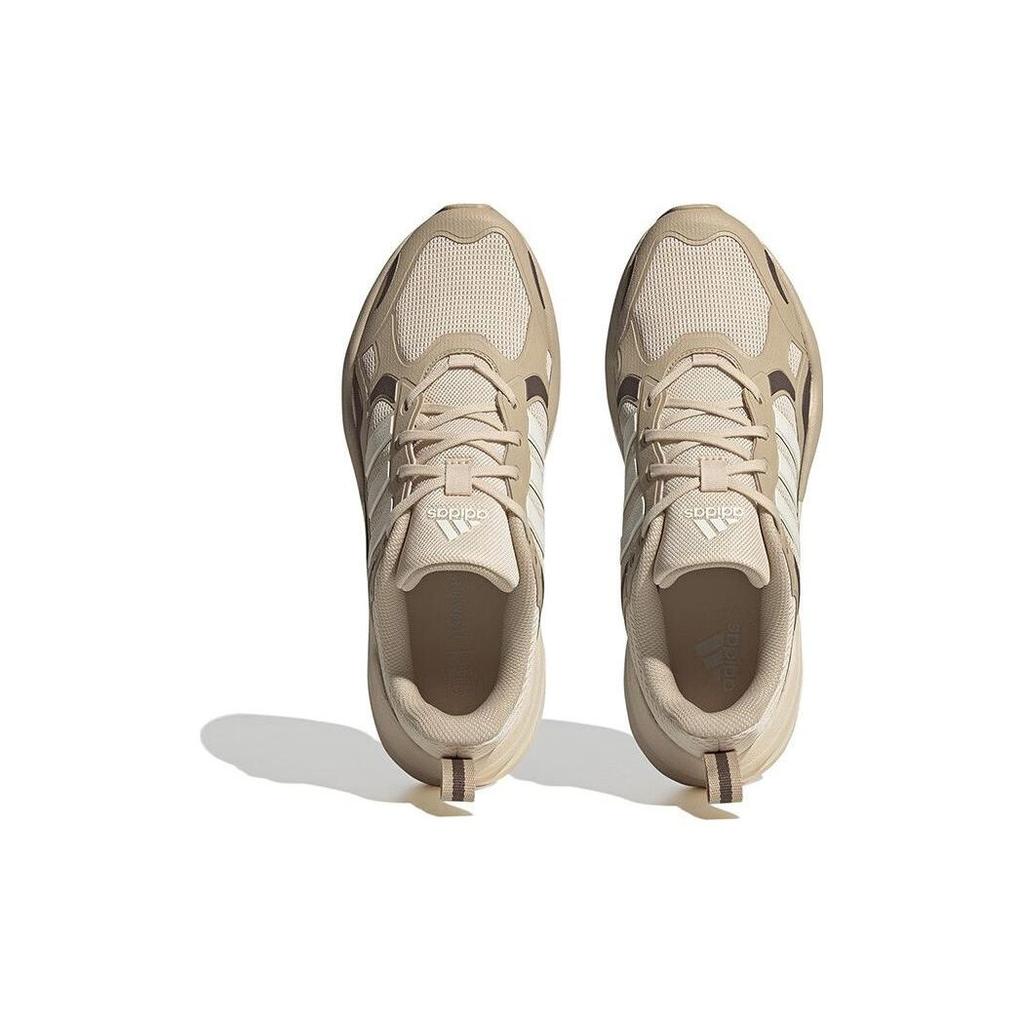 Adidas Maxxcetus Thick Sole Comfortable Shock Absorption Non-Slip Wear-Resistant Low-Top Casual Running Shoes Unisex Sneakers Beige ID2287