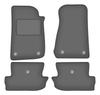 Velour Graphite Car Mats For: Jeep Wrangler IV Off-road (2017-)