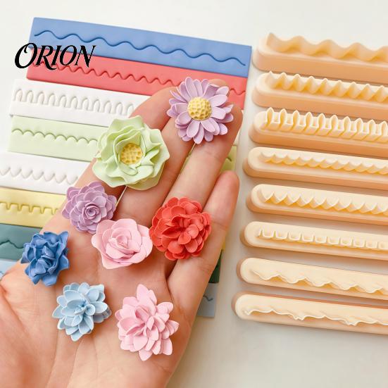 Polymer Clay Cutters Petal Tool, Flower Line Cutter To Make 3D Jewelry Making Supplies Flowers, Stripe Tool for Making, DIY Crafting Projects