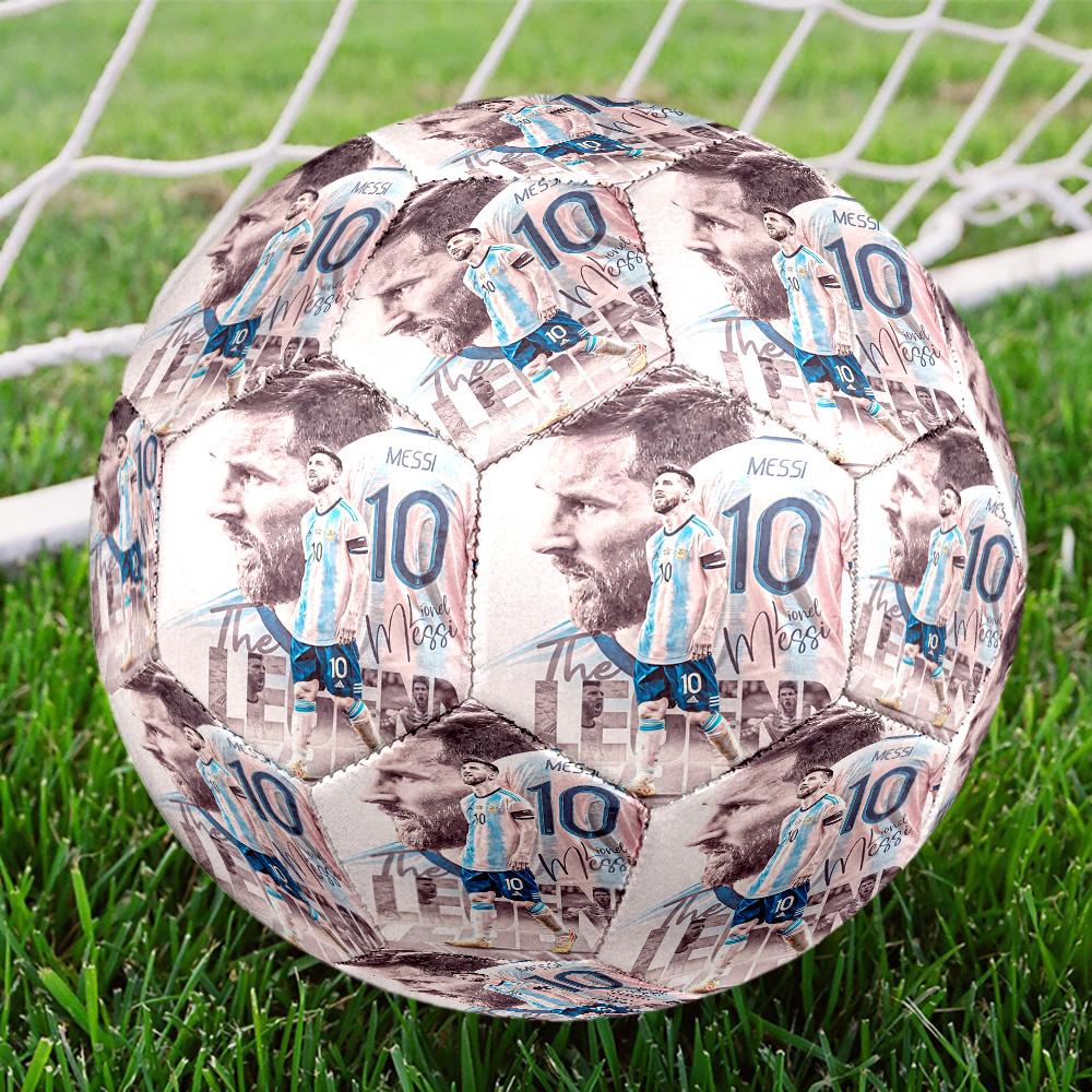 Messi 10 Number World Cup Champion Size 5 Soccer Ball Machinestitched Indooroutdoor Training And Matches Unique Gift For Soccer Lovers
