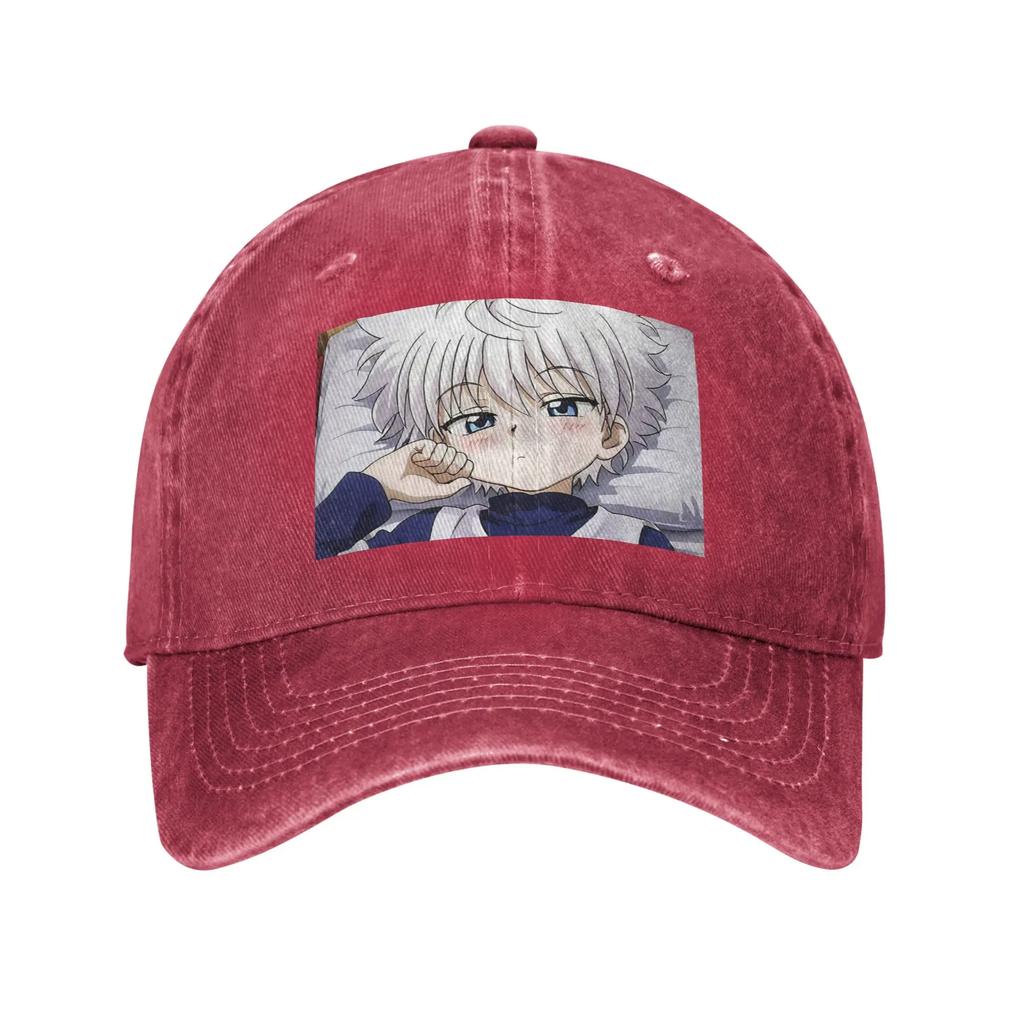 Anime Hunter X Hunter Denim Cap Casual Baseball Caps Adjustable Hat Summer Unisex Baseball Hats
