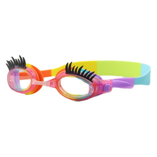 

Children s Eyelashes Swimming Goggles Anti-Fog No Leak Swim Goggles Cute Eyeglass for Kids Girls Pool Accessories разноцветный
