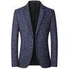 Herrenmode Business Blazer Alles Trend Britischer Stil Lässig Abnehmen Einfarbig Hochzeit Arbeit Vier Jahreszeiten Stil Männlicher Blazer