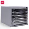 Deli Desktop 5-Tier Locking File Cabinet