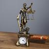 Statua Creativa Retrò Dea della Giustizia Ornamento per Studio Legale Regali Scultura per Soggiorno Decorazione da Scrivania