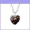 Stunning Collana con Ciondolo a Forma di Cuore Tema Saga di Twilight 2023 con Design Unico di Pietra Preziosa