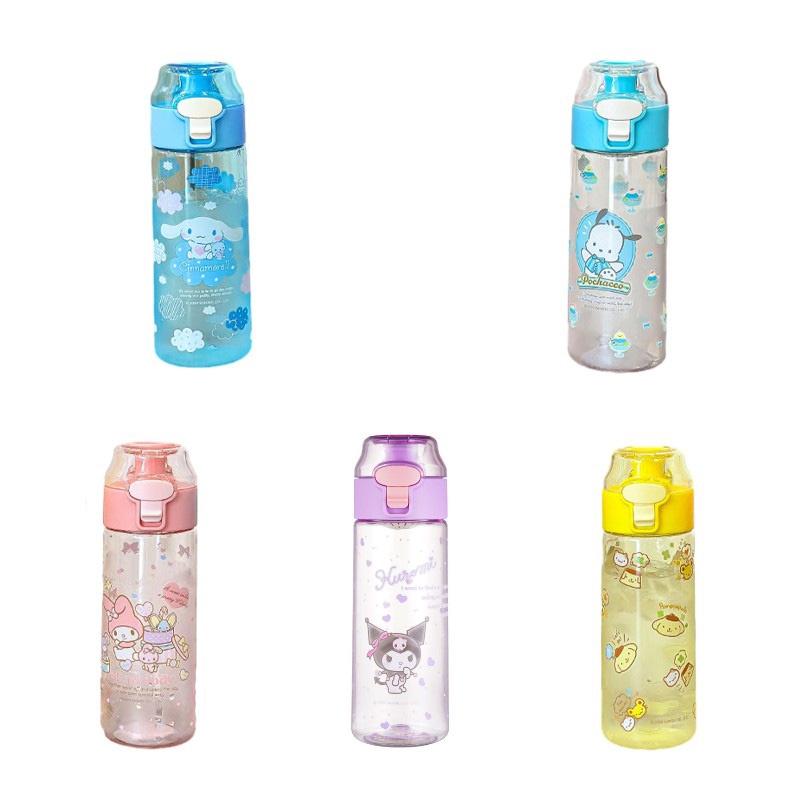 Cute Cartoon Design Tritan Plastic Water Bottle For Kids 550ml Capacity High-temperature Resistant
