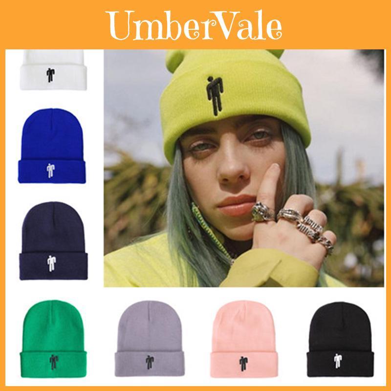 Шапка Billie Eilish Hot Topic Унисекс Вязаная шапка для любого сезона