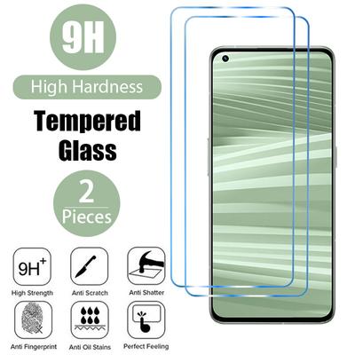 2 vnt grūdintas stiklas, skirtas Realme GT Neo 2 Q3T Q3S 9H ekrano apsauginis stiklas, skirtas Realme 8 7 Pro 8i C35 C25 C21