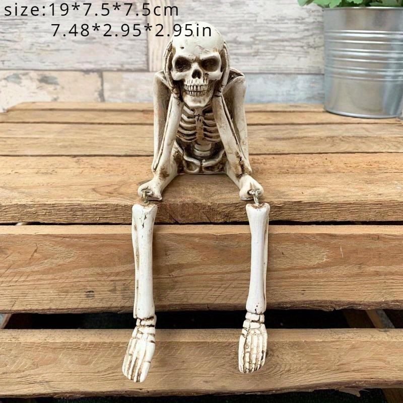 1pc Human Skeleton Simulation Halloween Decoration Graduation Season Decorations Goth Family Decorations Scary Cabin Decorations