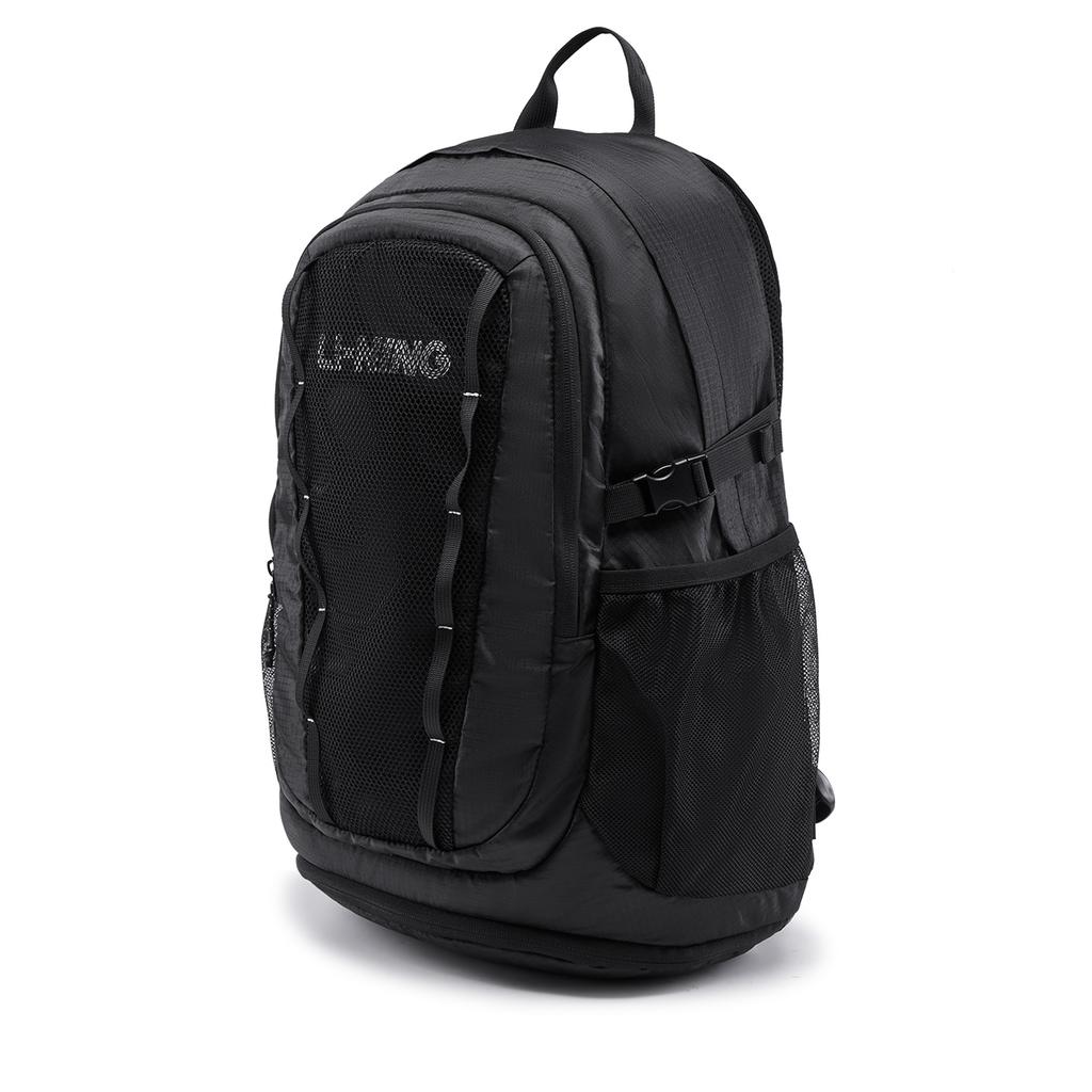 New LiNing Fitness Series Polyester Backpack Unisex Black ABSV399-1