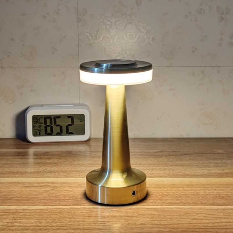 Portable Led Table Lamp Outdoor Usb Charging 3-levels Brightness1800mah Battery Decorative Night