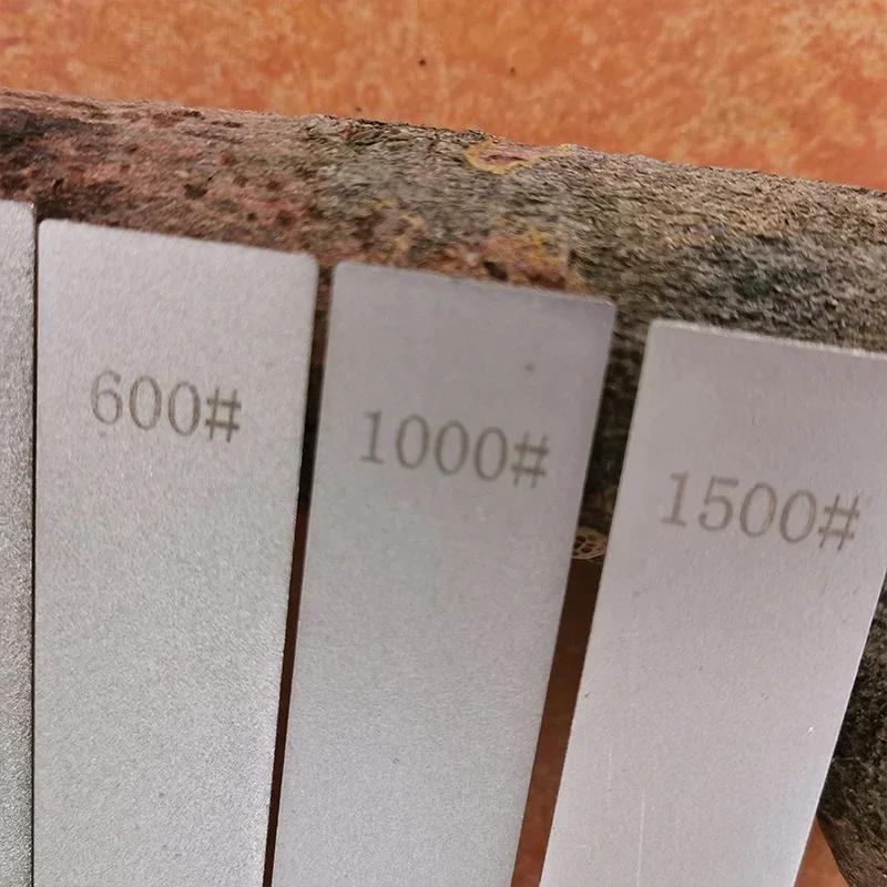 Set 5 bucăți piatră de diamant fără bară de bază Ascuțitor de cuțite folosit piatră de ascuțit cu diamante piatră de șlefuit bare de piatră