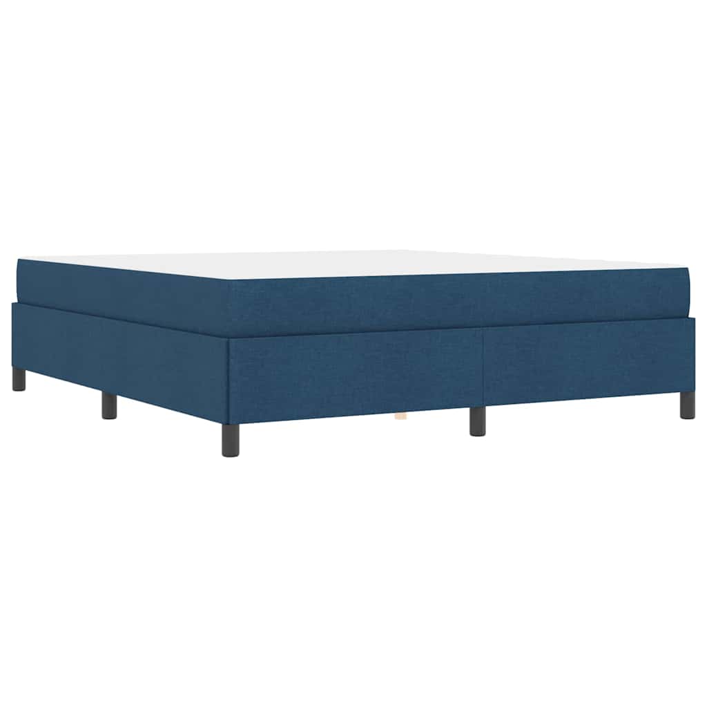 Box Spring Bed Blue 180 x 200 cm Fabric
