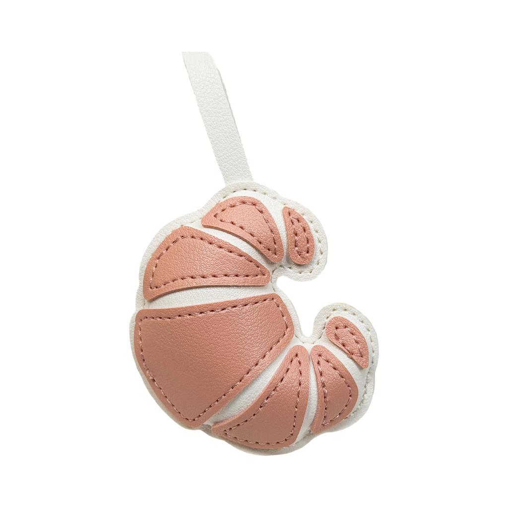 Croissant Bag Charm Pendant Aesthetic Purse Charms Aesthetic keychains Keyring for Women Backpack Purse Handbag Decors