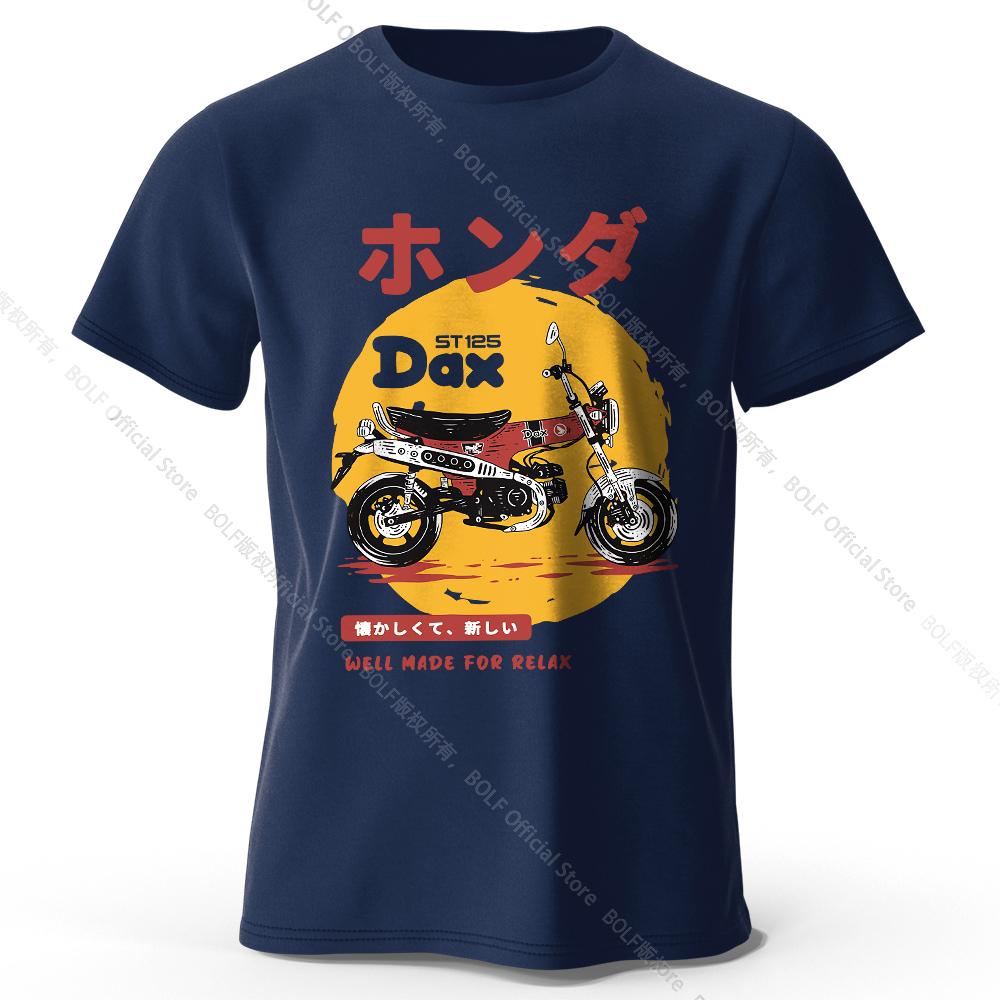 Retro Bike Art T-Shirt 100% Premium Cotton Slim Fit Hand Painted Motorcycle Graphic Tee forRiding Summer Personality Enthusiasts