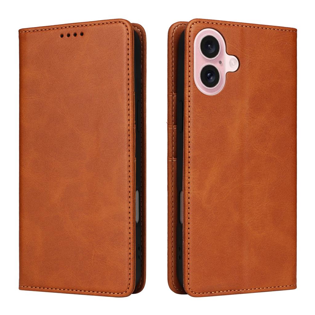 Etui na iPhone 17 z blokadą RFID, skórzane PU, portfel na telefon