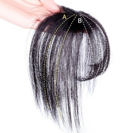 Talos Fashion 3D Air Fringe Ultradünnes, nahtloses Fake-Bang-Perücke-Haarverlängerungs-Haarteil