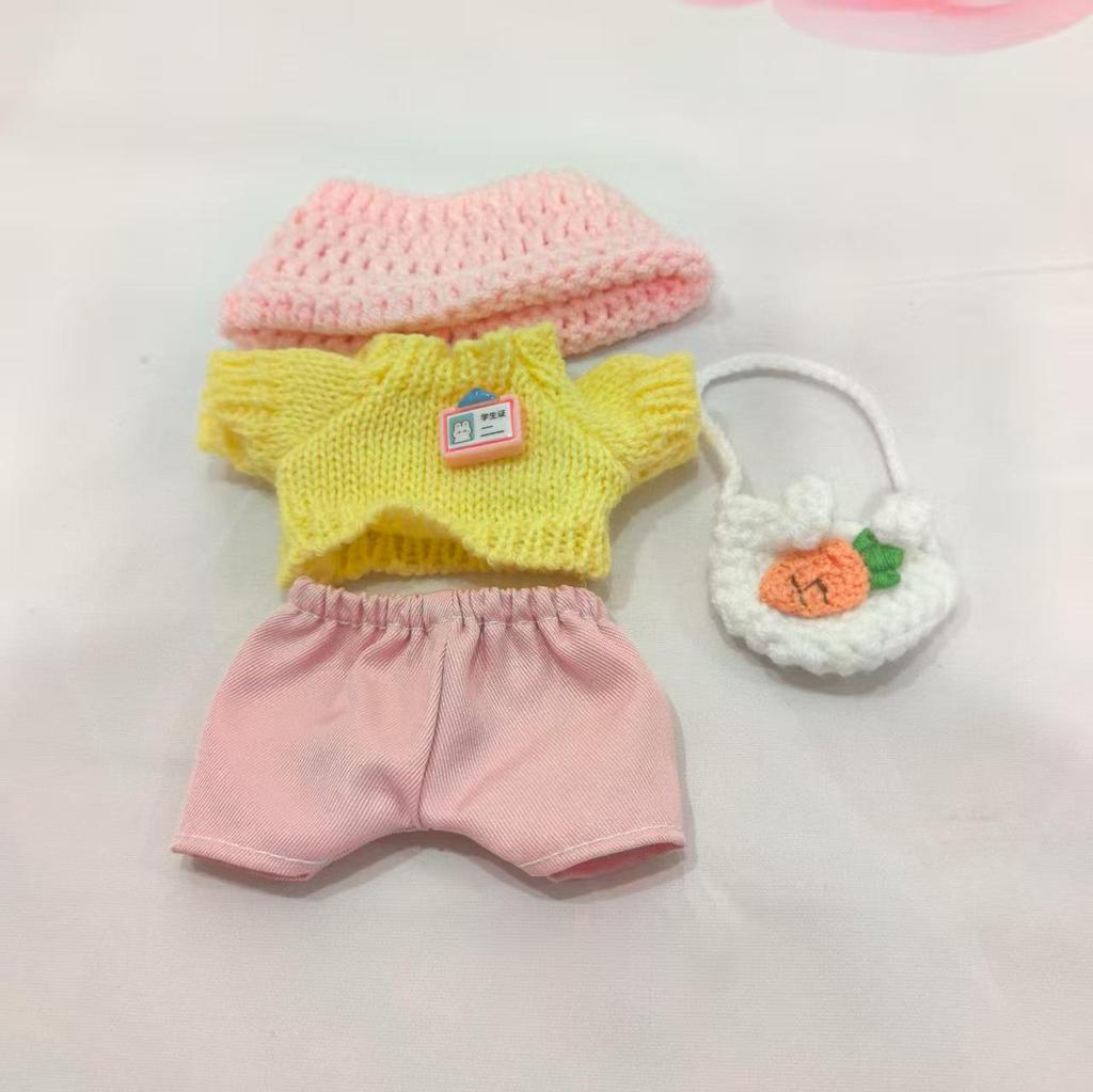 Handmade Cute Style LABUBU Doll Clothes Replacement Set (17cm)