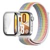 Pasek Nylonowy+Etui PC do Huawei Watch Fit 3/4/4 Pro Chroniące przed Upadkiem+Wygodna Oddychająca Opaska na Nadgarstek Correa