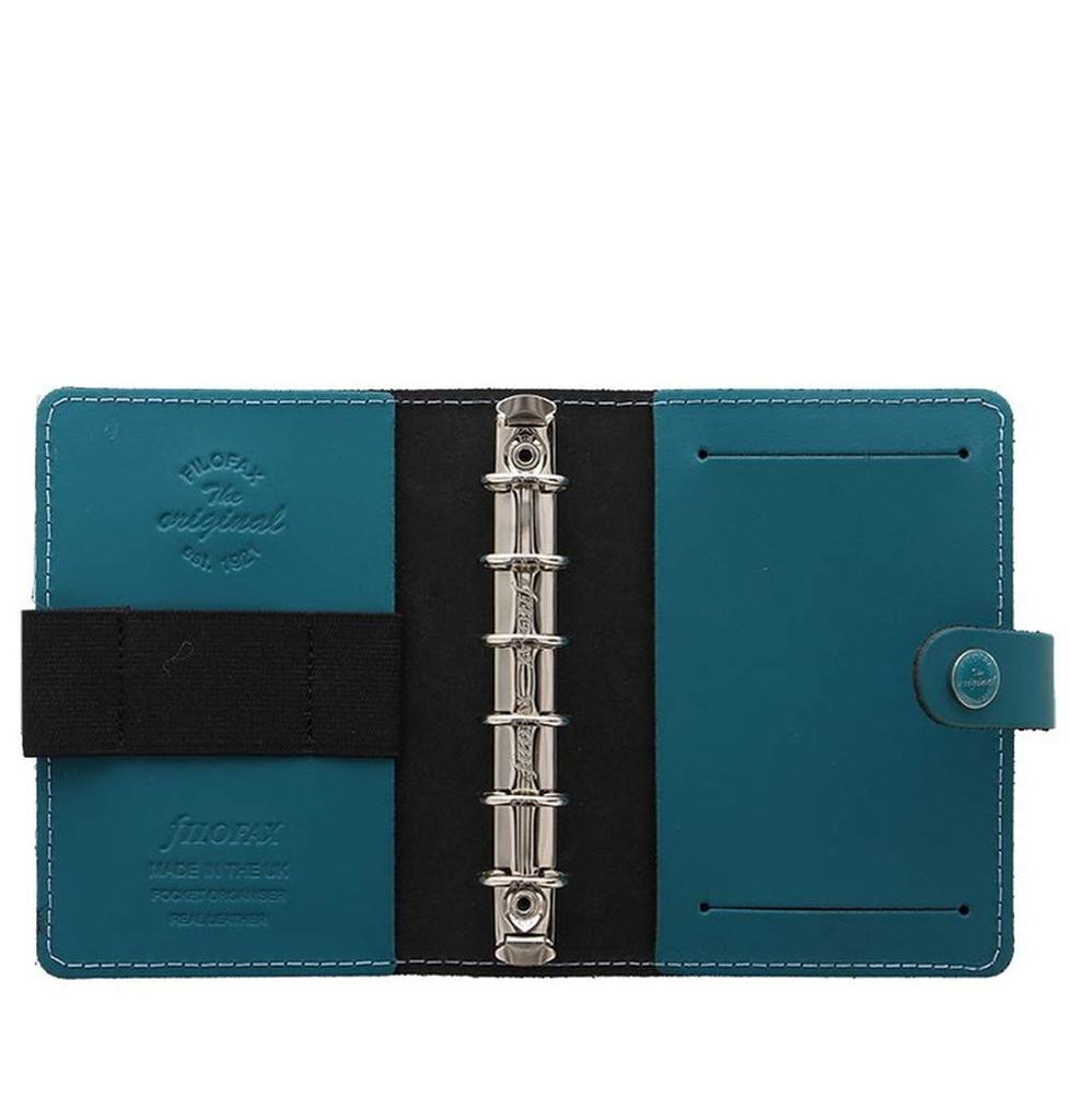 Filofax Original Small System Organizer, Dark Aqua, 026083, Officially Imported