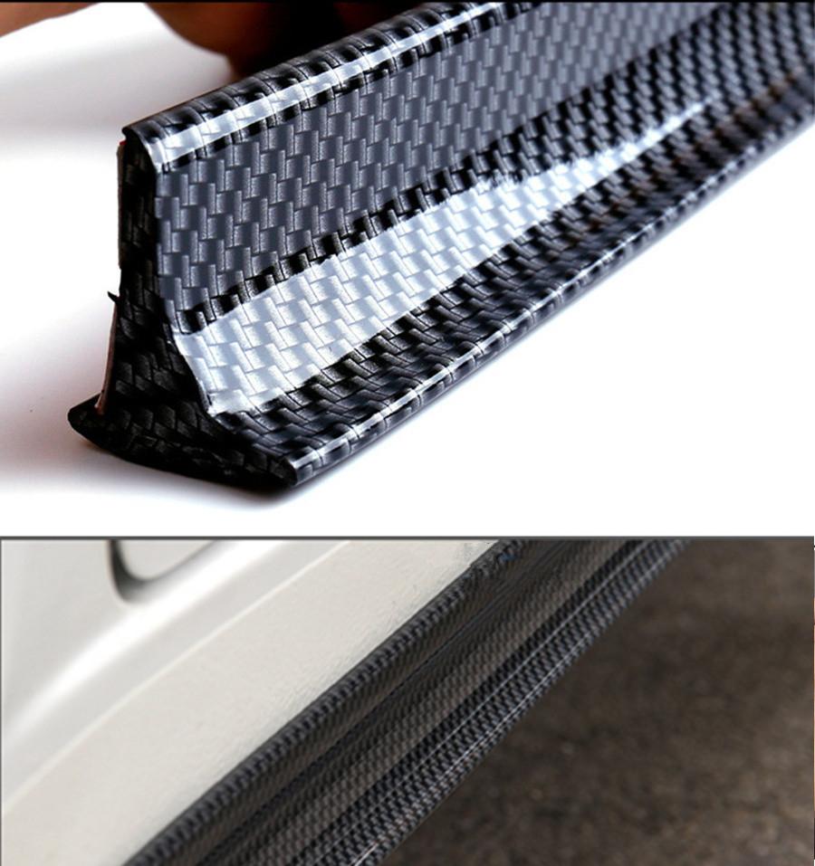 For Wide-Body Side Skirt 2M*4Cm (Pair)-Carbon Fiber tion