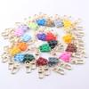 2Pcs Love Heart Brick Keychain For Couples Friendship Women Men Jewelry Gift Keychains