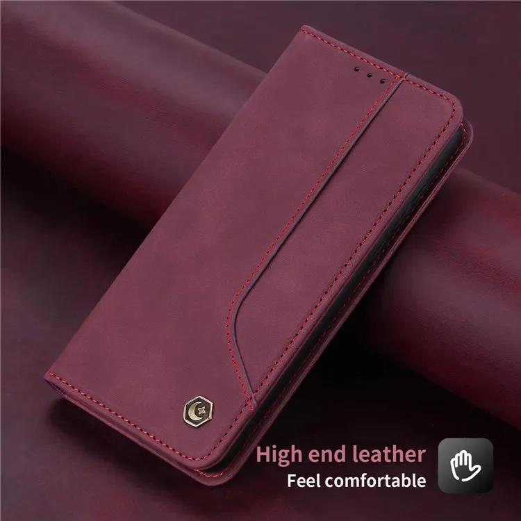 Luxury Magnetic Leather Flip Case For iPhone Air 17 16E 15 14 13 12 Mini 11 Pro Max Holder Wallet Card Slots Stand Cover Coque