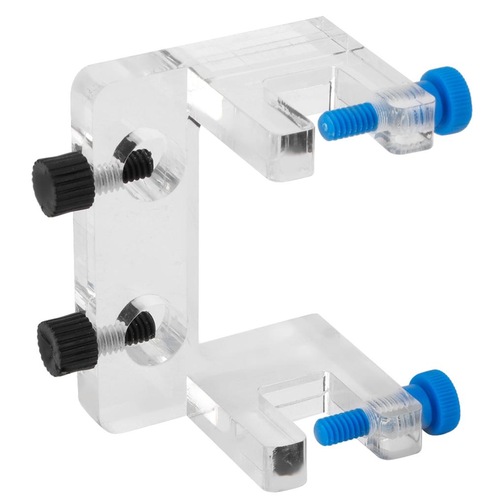 Transparent Acrylic Durable Aquarium Hose Holder Fixed Mount Fish Tank Probe Fixture Rack