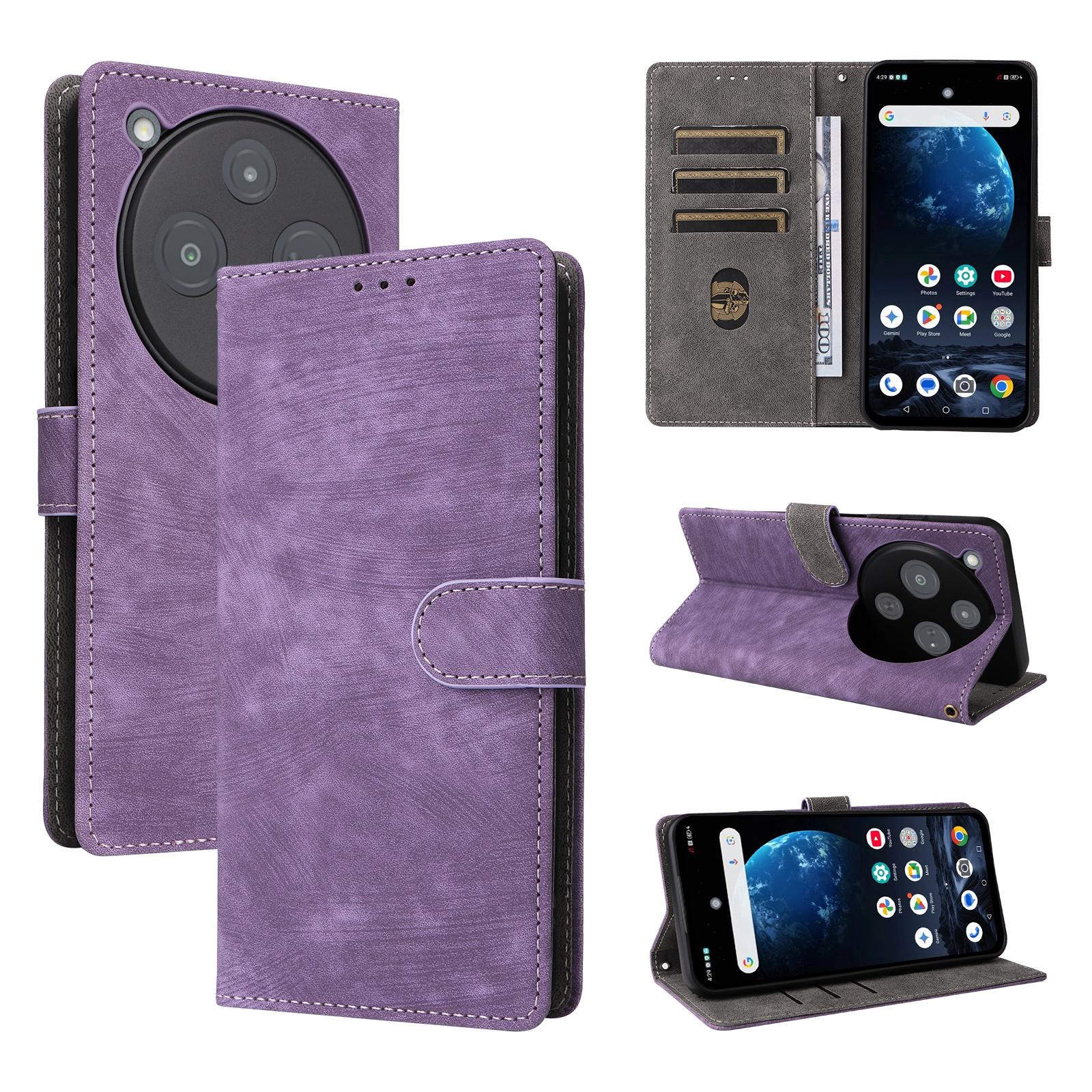 

Flip Cover compatible for ZTE Nubia P9 Pro PU Leather Phone Case Full-Body Protection with [RFID Blocking] for ZTE Nubia P9 Pro фіолетовий