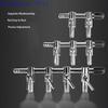 1 2 3 4 5 Way Aquarium Air Splitter Valve Fish Tank Air Pump Flow Splitter Distributor Pump Valve Tap Lever Control Switch Valve