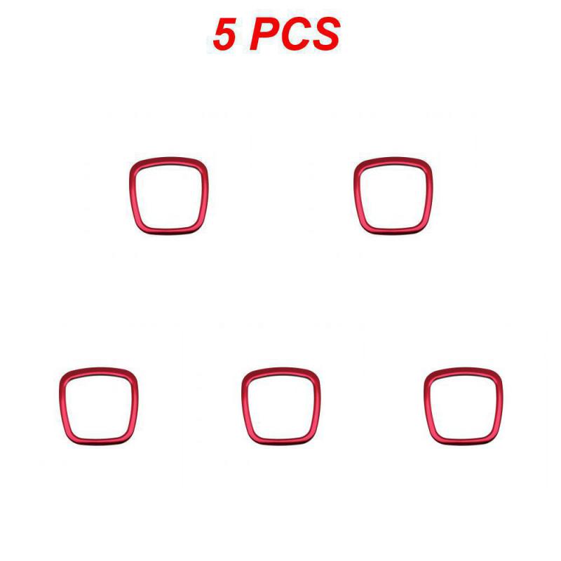 1~5PCS Decorative Stickers Colorful Fashional Installation Fit Aluminum Alloy Applicable To Old A3/a4l/a6l/q3/q5