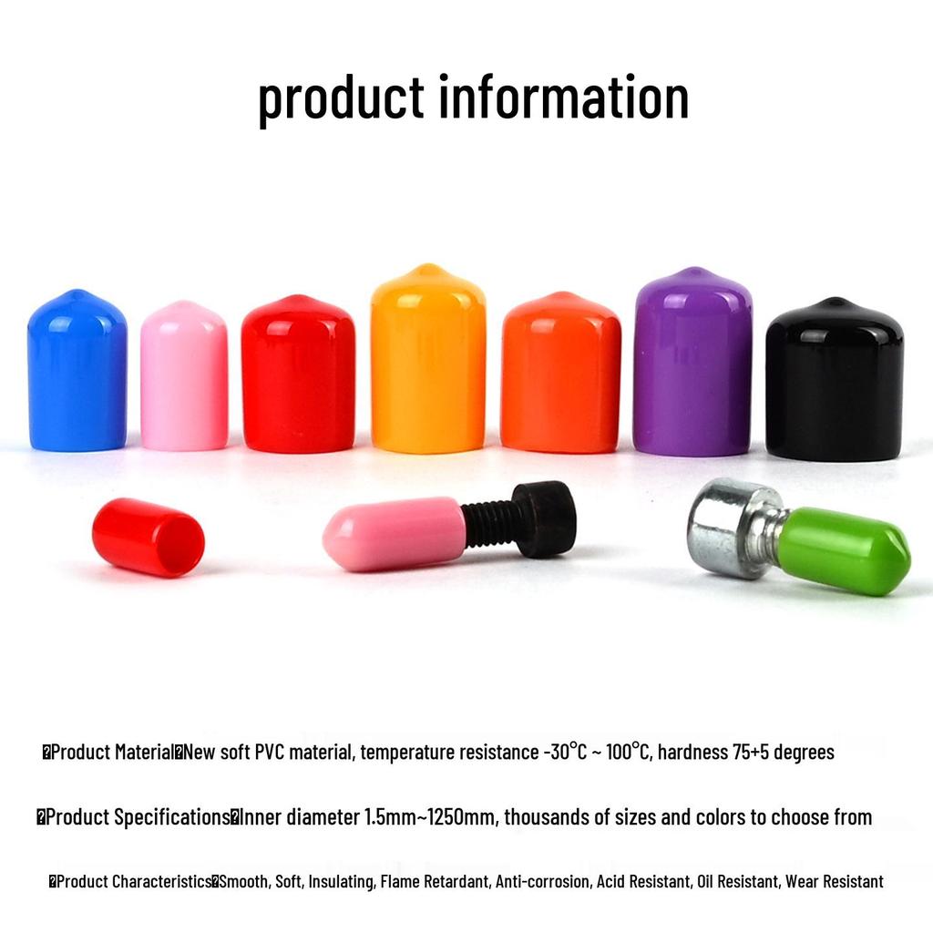 PVC Rubber Protective Sleeve and Insulating Thread Protector Cap