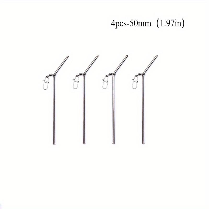 

4 шт. Аксессуары для ловли карпа, противозапутывающая леска, методная кормушка, оснастка, приманка, клетка, соединитель, крючок, вертлюжки для карповых снастей 50mm-4pcs серый