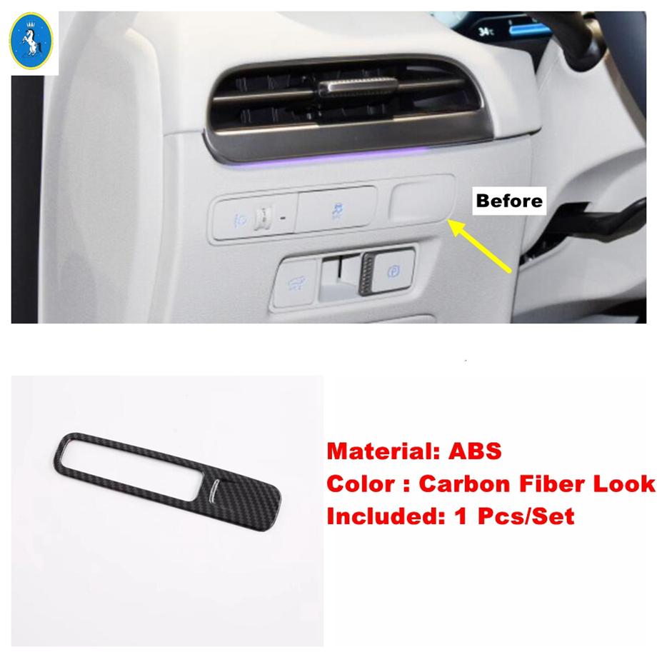 ABS Auto Dashboard Air Outlet Vent / Glass Lift / Electrical Hand Brake Lights Panel Cover Trim For Hyundai Palisade -