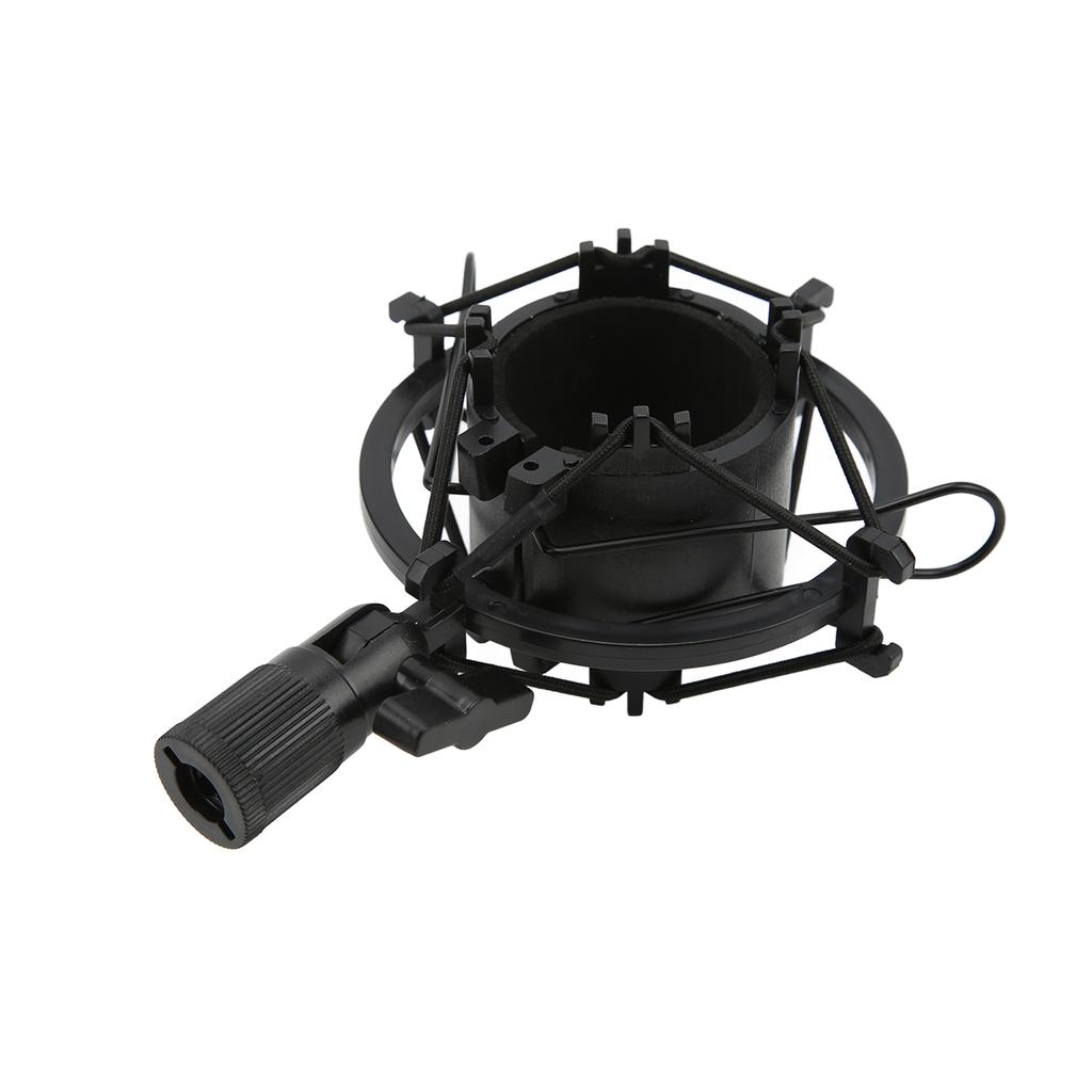 Microphone Shock Mount Holder Plastic Mic Anti Vibration Clip 47‑57mm for Live Streaming Recording Studio