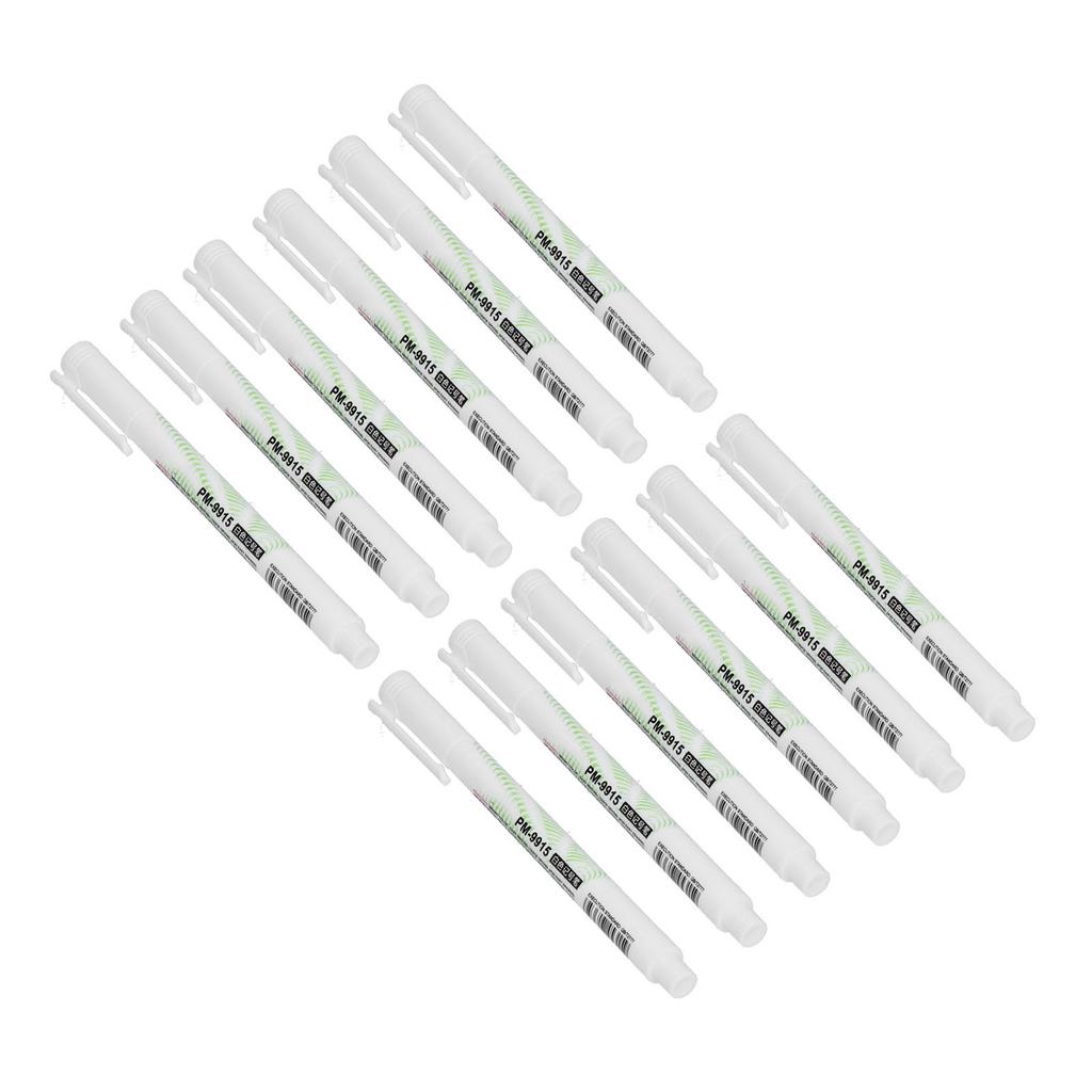 12 Pcs Marker Pens DIY Fine Nib Quick Drying White Drawing Pen Blackboard Marker