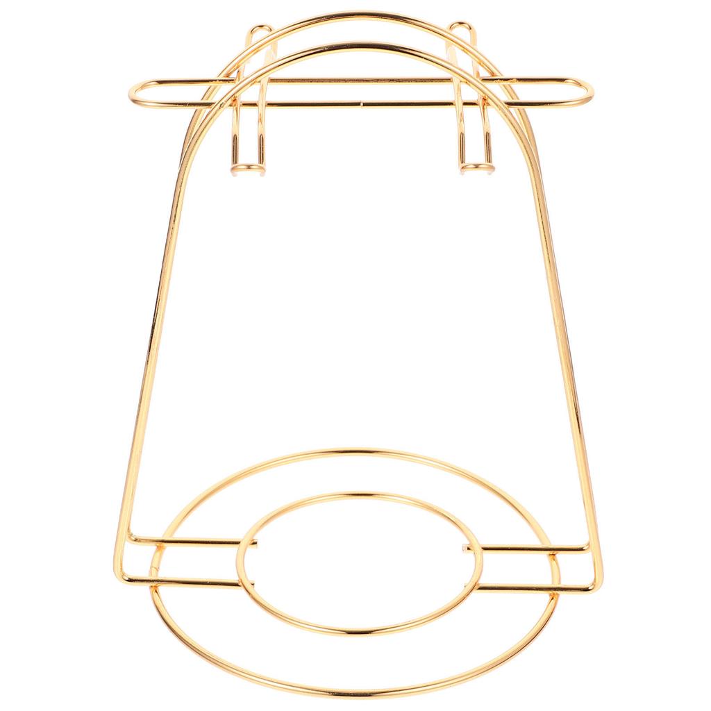 Mug and Saucer Draining Rack Iron Cup Holder Strong Loading Household Cup Bracket Compact Kitchen Organizer Easy Cleaning
