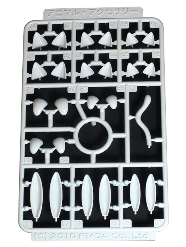 

PM Office A Modeling Supplies Animal Accessories 2 White Optional Parts MS072 белый