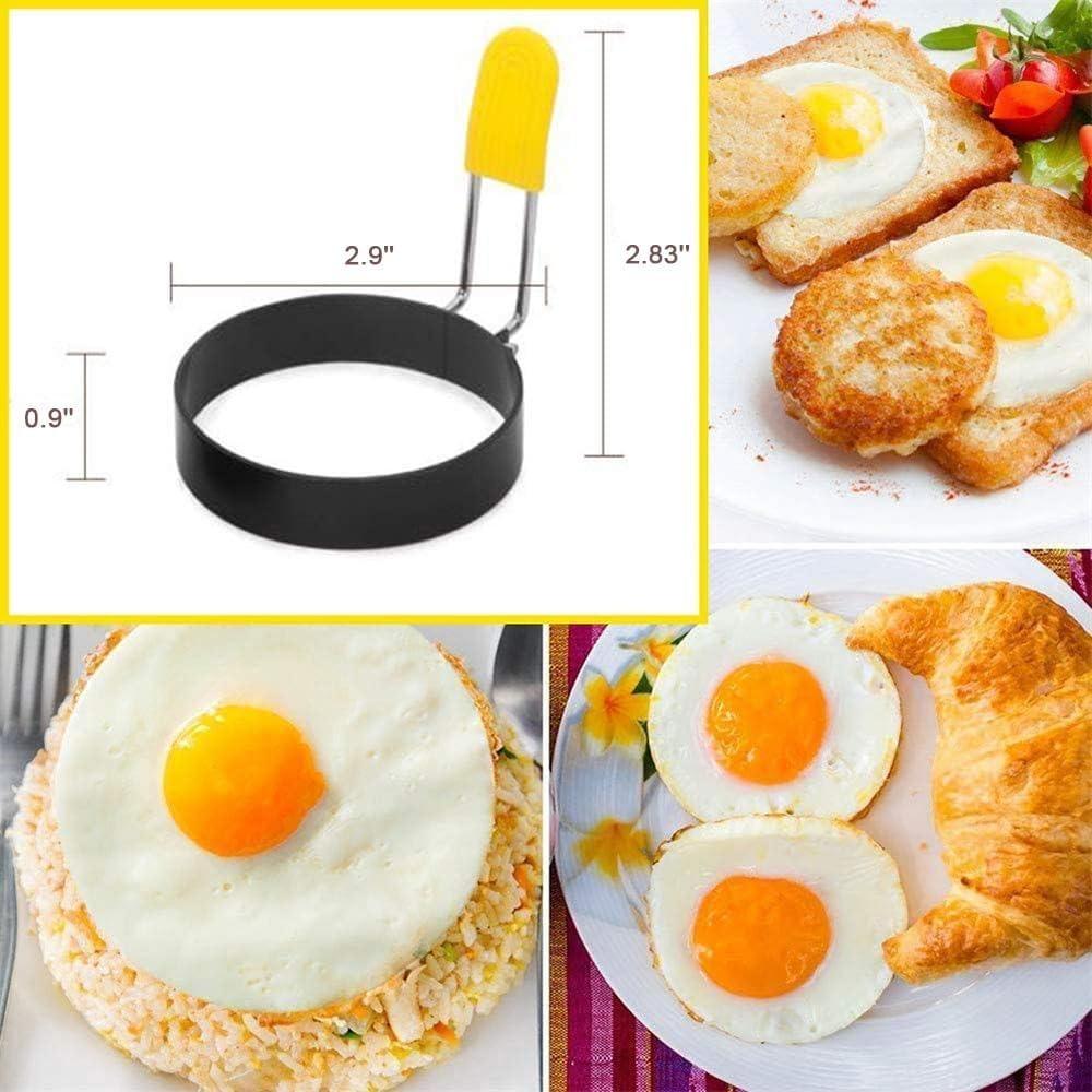 1pc Mini Thickened Omelette Maker, Stainless Steel Omelette Pan, Round Non-Stick Omelette Panfor Omelette, Meatloaf, Bread Multi-Purpose Pan