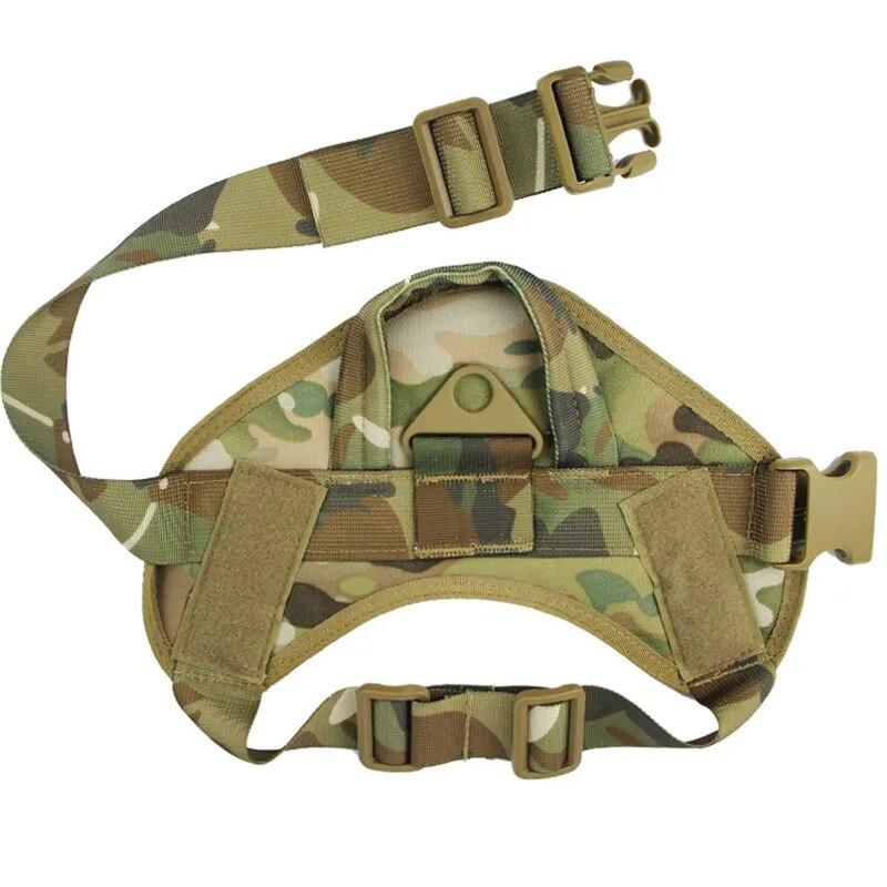 Camouflage Tactical Pet Dog Vest Hunting Military Harness Service Dog Vest Waterproof Training Harness for Medium Large Dogs Pug
