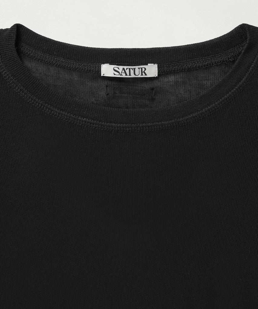 Seteo (W) Slim Fit Layered Long Sleeve Black